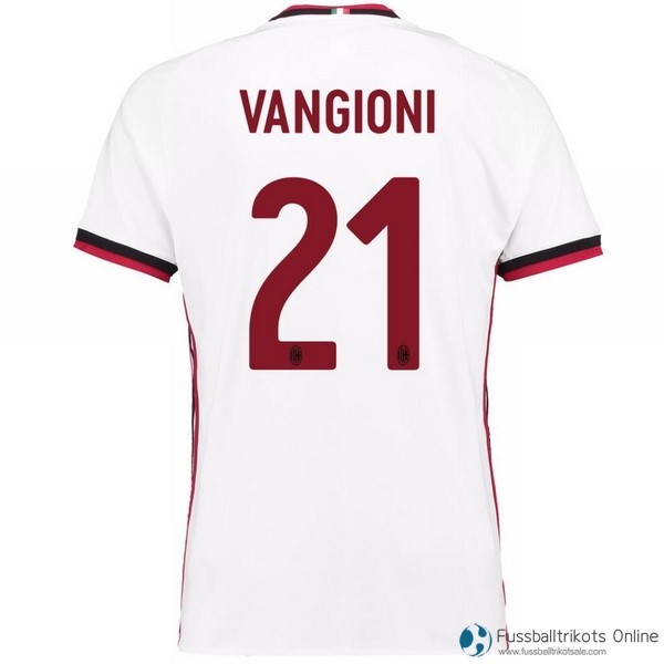AC Milan Trikot Auswarts Vangioni 2017-18 Fussballtrikots Günstig